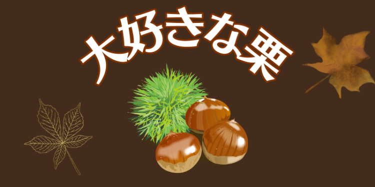 秋の味覚　栗